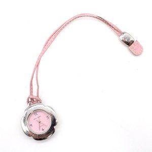Vintage Anan Bag Clip Watch Women SIlver Tone Stainless Steel Classic White Dial